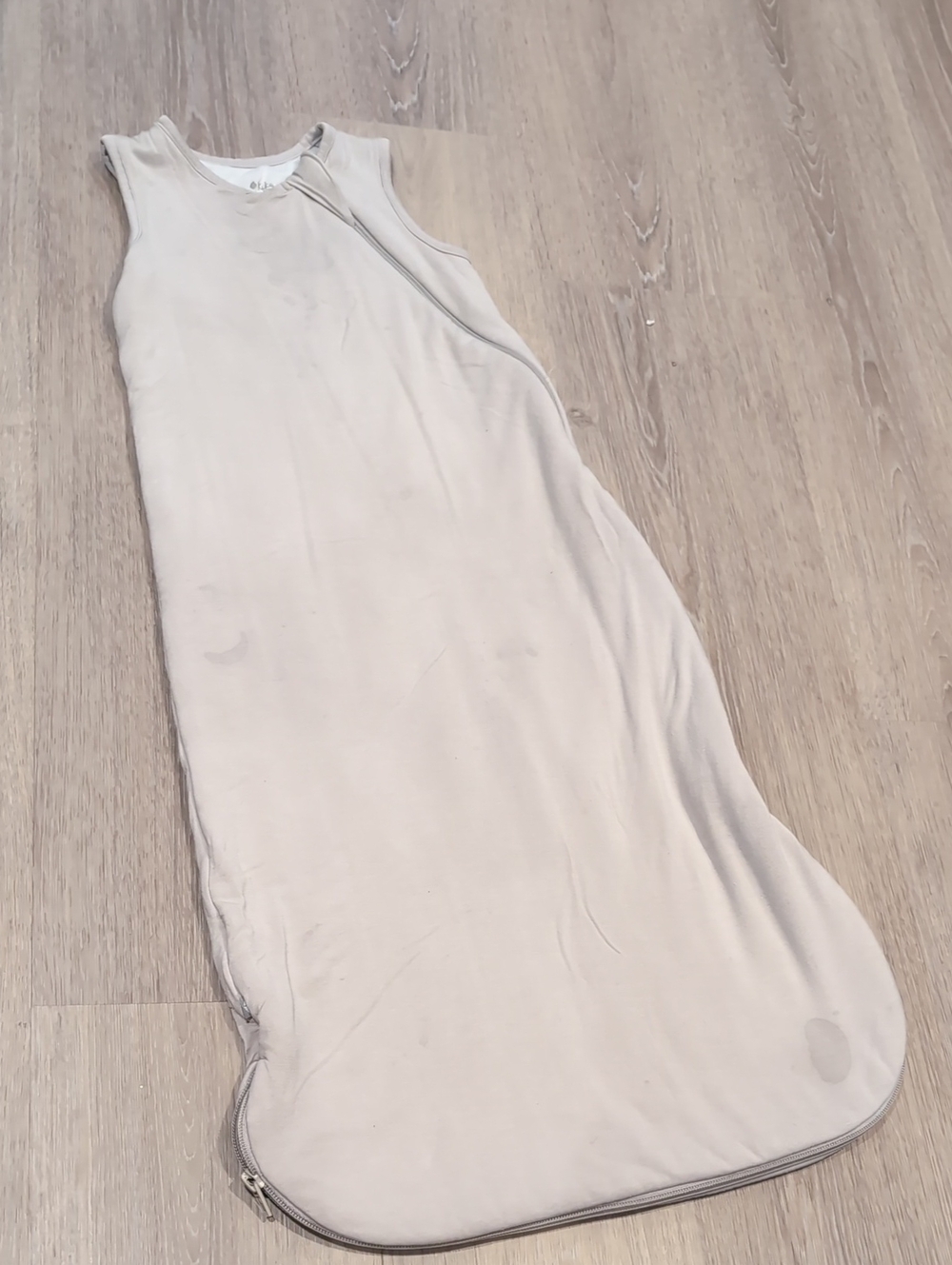 Kyte BABY Light Gray Sleeveless Sleep Sack